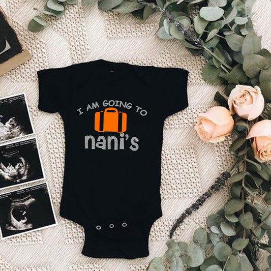 "Customizable baby onesie with fun illustrations and tailored fit."
