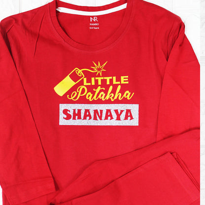"Personalized baby t-pajama set  featuring a unique design and breathable fabric" Eco-friendly '"Custom baby tp set  with custom message and colorful design"