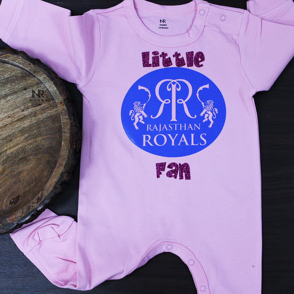 "Custom name IPL  jumpsuit for your little one."