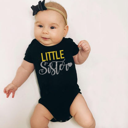 "Soft and comfortable baby onesiewith custom name."