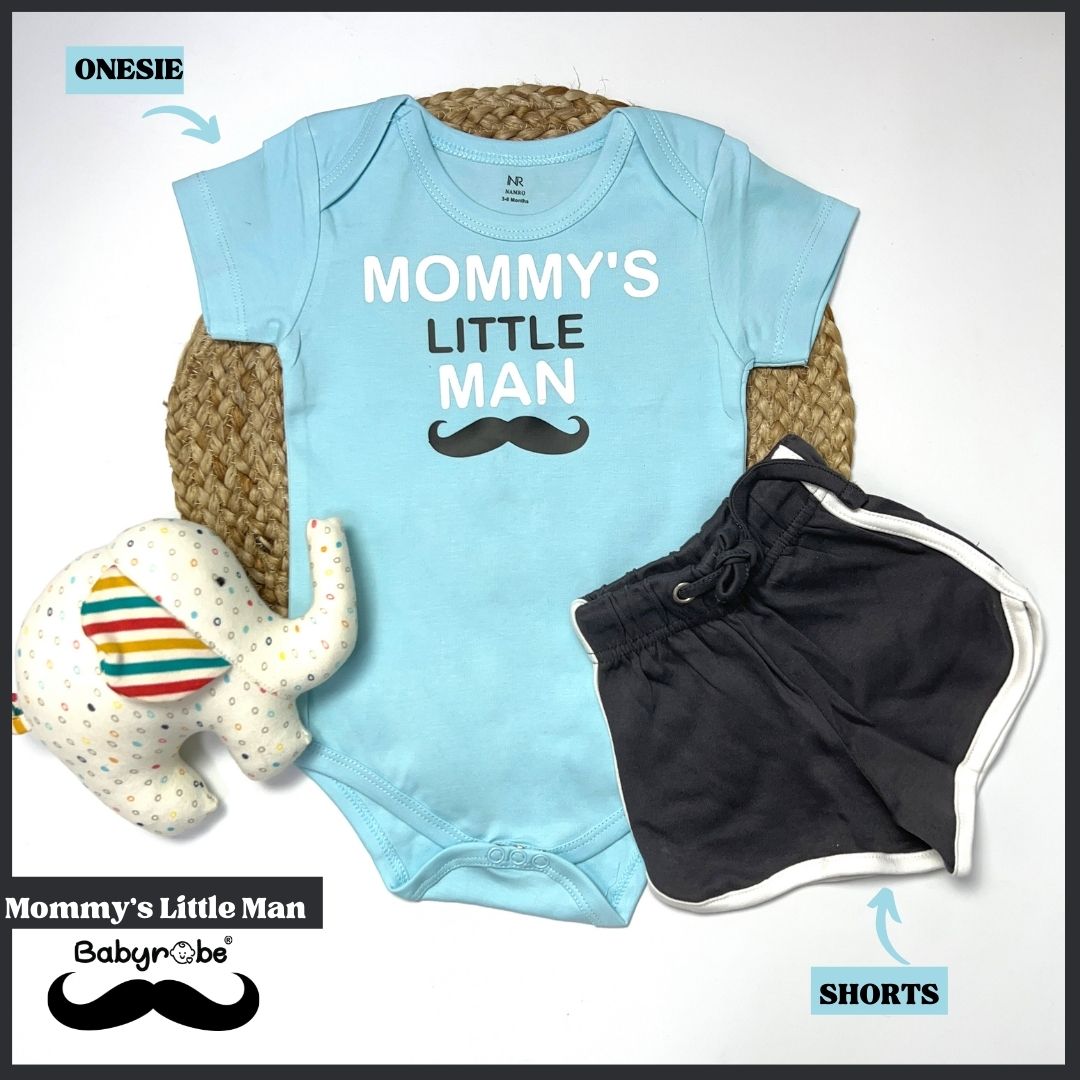 Mommy's Little Man (Onesie+Shorts) - Main Image