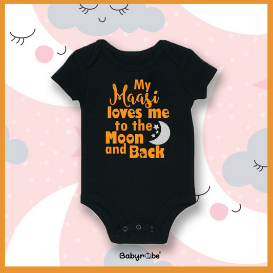 "Soft and comfortable baby romper with custom name and design"Baby onesie with massi love  print."