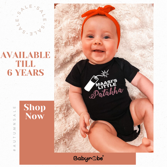 "Custom baby onesie with a heartwarming design for Maasi."Eco-friendly baby onesie".