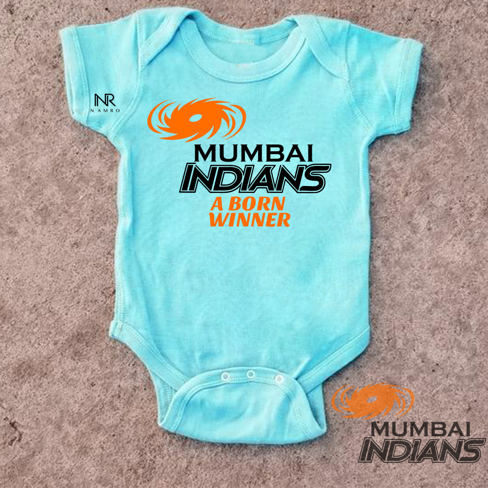 "Celebrate IPL with a personalized baby onesie."