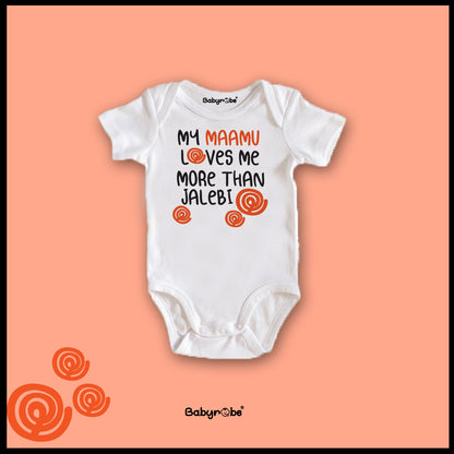 "Soft and comfortable baby onesie with custom name."