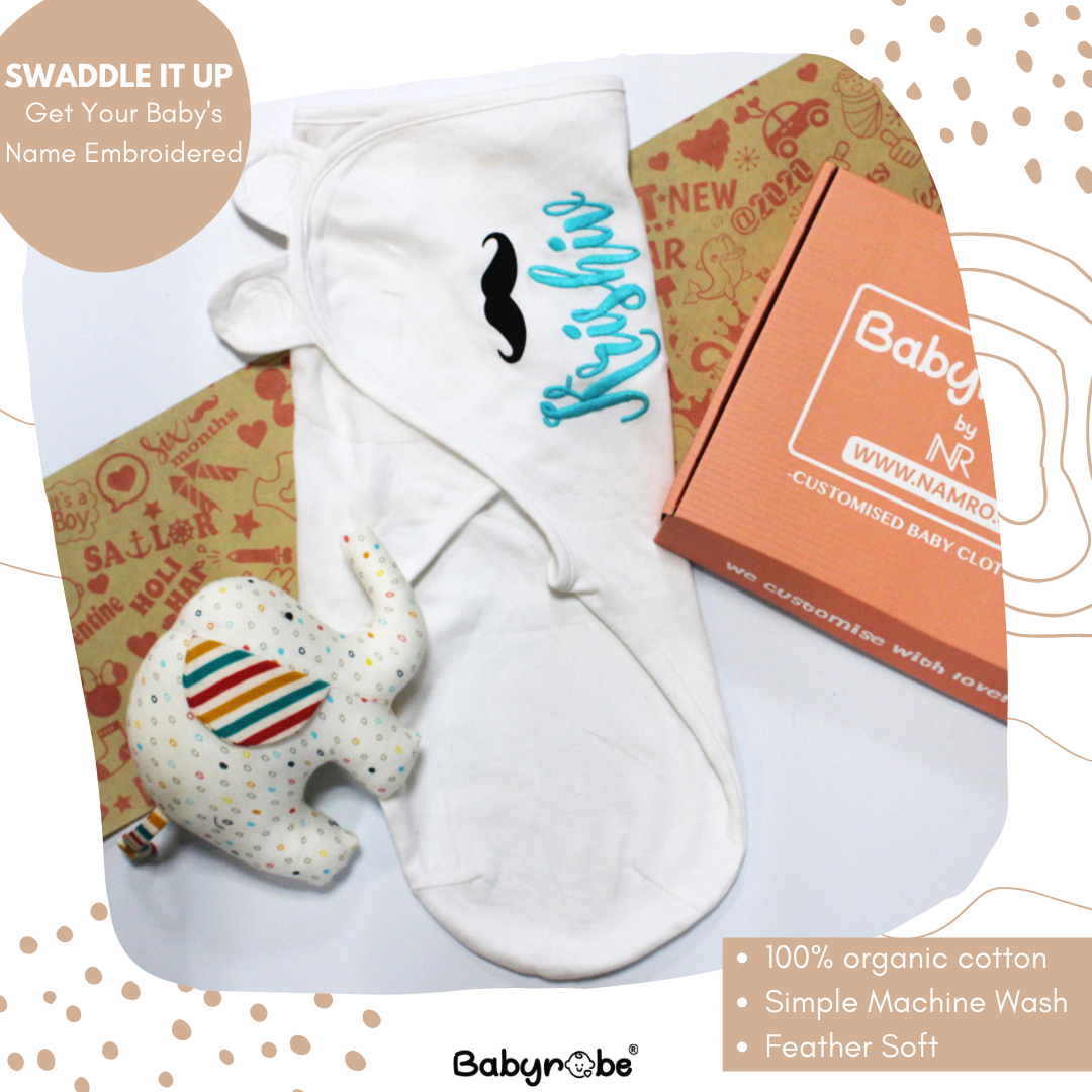 Swaddle with baby clearance name