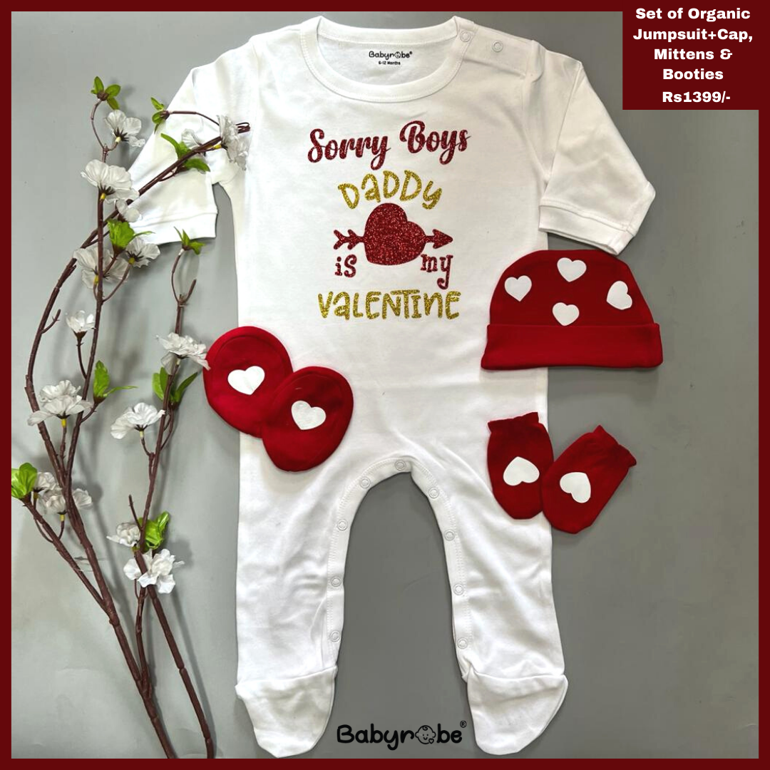 Sorry Boys Daddy Is My Valentine (Jumpsuit Set)