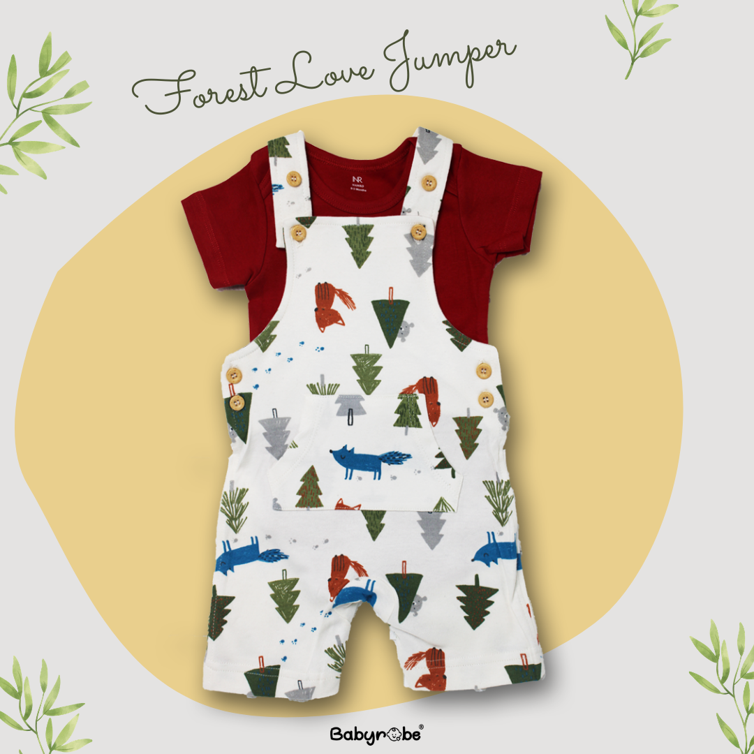 The Forest Love Dungaree Set