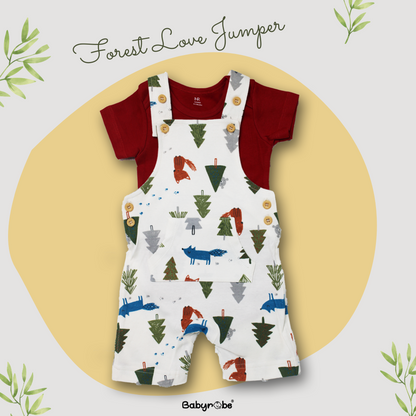 The Forest Love Dungaree Set