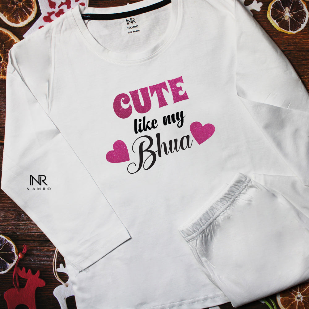 "Cute baby T-Shirt & Pajama with a custom graphic and soft cotton fabric."
