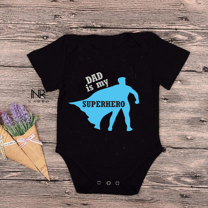 ''Custom baby onesie with a heartwarming design.''