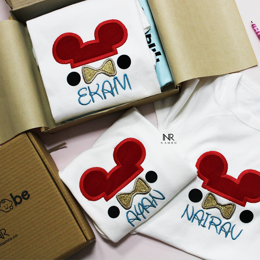 Disney Baby Boy Custom Name (Embroidery) – Baby robe by namro