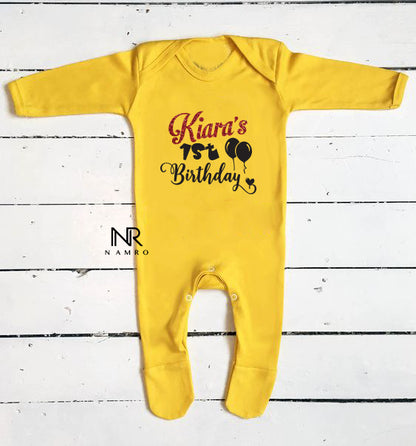 Custom Name First Birthday