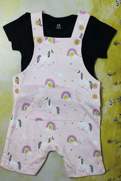 The Unicorn Dungaree Set