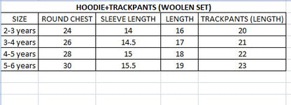 Papa Best Friend (Hoodie+Trackpants Woolen Set)
