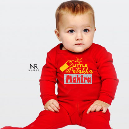 "Custom baby jumpsuit with name and special design for gifts or photo "shoots"Eco-friendly baby bodysuit".