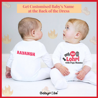 Baby's 1st Lohri Jumpsuit
Customised Baby Jumpsuit
First Lohri Outfit
Personalized Baby Clothing
Baby Lohri Celebration
Baby's First Festival Outfit
Lohri Themed Baby Clothes
Baby Lohri Dress
Custom Baby Apparel
Festive Baby Jumpsuit
