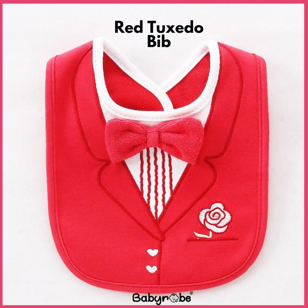 Red Tuxedo Bib