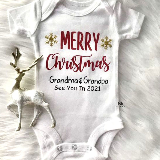 Merry Christmas Grandpa & Grandma - See You In 2021