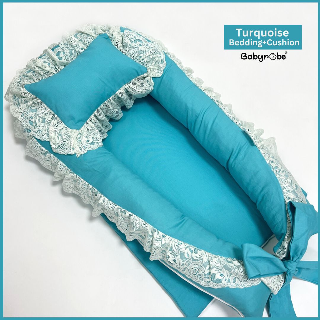 Babyrobe Turquoise Bedding+Cushion