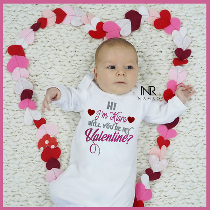 Custom Name Will You Be My Valentine?